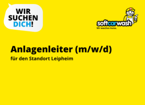 Anlagenleiter Leipheim gesucht